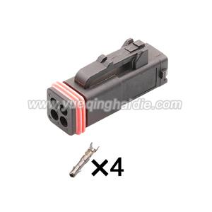 4pin Auto Wiring Cable Connector Include Terminals Pins 132015-0069