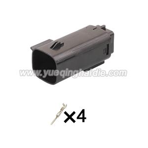 4pin Auto Wiring Cable Connector Include Terminals Pins 19433-0001