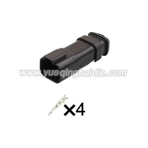 Auto Connector Inlude Terminals and Seals DT04-4P-CE09