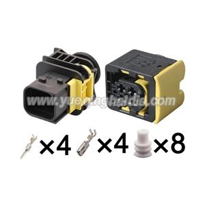 4pin   wiring connector  1-1703818-1 1-1418390-1
