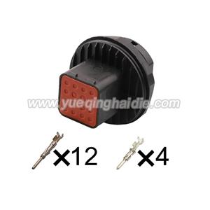 16pin Auto Wiring Cable Connector Include Terminals Pins 132124-000