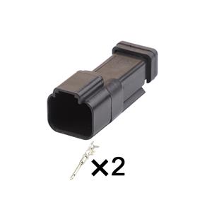 wiring connector DT04-2P-E005/W2P/AT04-2P-EC01BLK