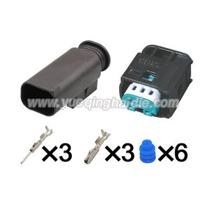 3 Pin wiring connector 61138365348/9-967081-1  HD031A-0.6-21/11