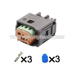 3pin  Auto wiring cable connector include terminals pins 5-967642-1