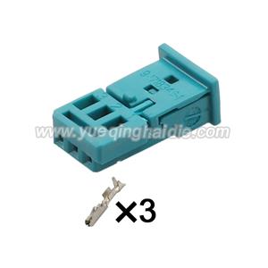 3pin Auto Wiring Cable Connector Include Terminals Pins 9-1718346-1