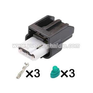 3pin Auto wiring cable plug waterproof connector 6189-7458/6189-7675