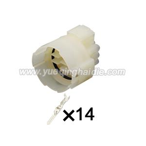14 pin male electrical automotive wire harness connector  6188-4691