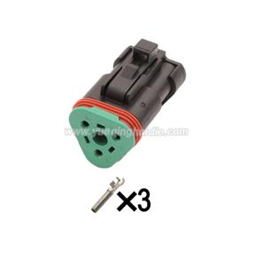 Auto connector DT06-3S-EP06/W3S-P012