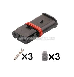 3pin  Auto wiring cable connector include terminals pins 872-405-501