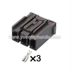 3pin  Auto wiring cable connector include terminals pins HD037B-7.8-21