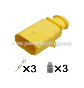 3pin  8V0 973 803 Auto wiring cable connector include terminals pins 8V0973803