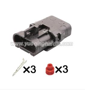 3pin Auto Wiring Cable Connector Include Terminals Pins 12020827