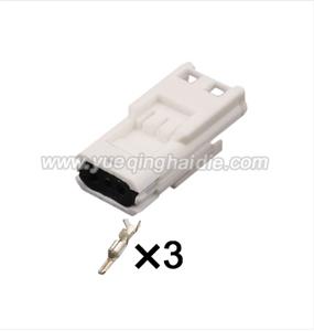 3pin Auto Wiring Cable Connector Include Terminals Pins 52116-0340