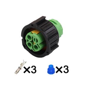 3pin Auto Wiring Cable Connector Include Terminals Pins 3-1813099-2