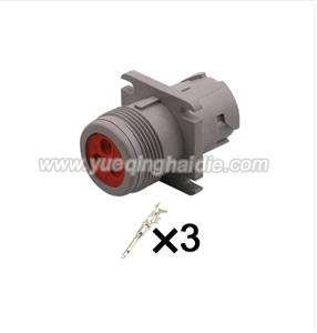 3pin  Auto wiring cable connector include terminals pins HD10-3-96P