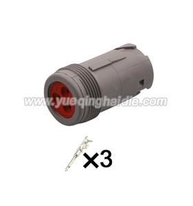 3pin  Auto wiring cable connector include terminals pins HD14-3-96P