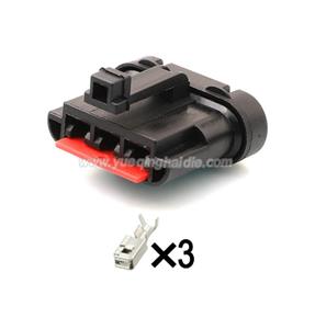 3 Pin wiring connector with terminal HD036Q-4.8-21