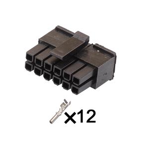 Auto wiring cable connector include terminals pins 43025-1200