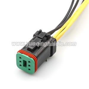 Wire Harness DT06-6S-EP06/AT06-6S-EC01BLK 18awg 20cm