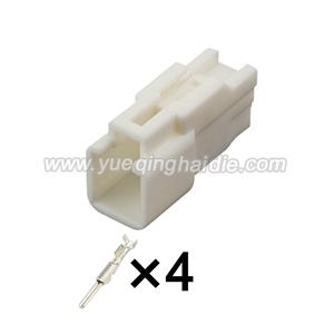 4pin Auto Wiring Cable Connector Include Terminals Pins 7282-1040/6520-0348/90980-11765