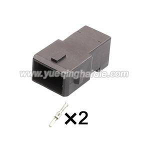 2pin  Auto wiring cable connector include terminals pins HD0227A-3.5-11