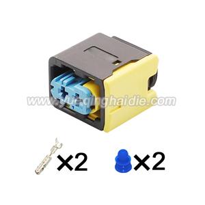 2pin Auto Wiring Cable Connector Include Terminals Pins 4-1418483-1
