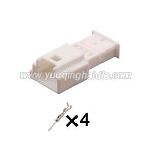 4pin  Auto wiring cable connector include terminals pins 2-2112850-1