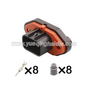 8pin  Auto wiring cable connector include terminals pins HD0823-1.5-11