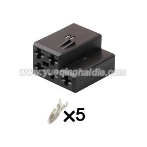 5pin  Auto wiring cable connector include terminals pins 12147099