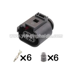 6pin  Auto wiring cable connector include terminals pins HD062C-1.5-21B 42121200