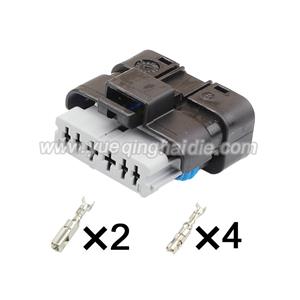 6pin  Auto wiring cable connector include terminals pins HD064A-1.5-2.8-21 211PC069S8149