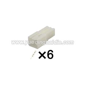 6pin Auto Wiring Cable Connector Include Terminals Pins  7122-1460/6242-1061