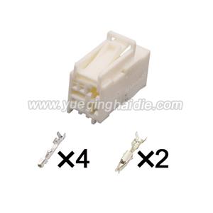 6pin 2141047-5 Auto wiring sealed connector include terminals pins HD062-0.6-1.5-21 2-2141047-5