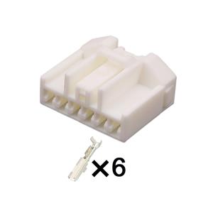 6pin  Auto wiring cable connector include terminals pins HD066YB-2.2-21