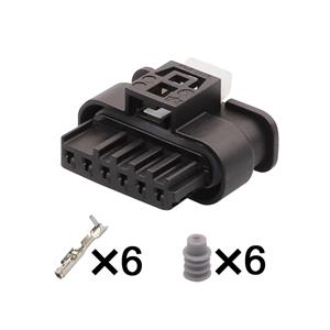 6pin  Auto wiring cable connector include terminals pins HD066YB-1.2-21