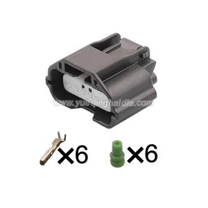 6pin Auto wiring cable connector include terminals pins HD061K-0.6-21 7283-8850-30