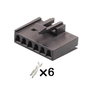 6pin Auto Wiring Cable Connector Include Terminals Pins HD0611-2.8-21 12092254