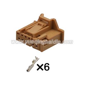 6pin Auto Wiring Cable Connector  HD067B-0.6-21  6Q0972706 A/1-969489/1355081-1