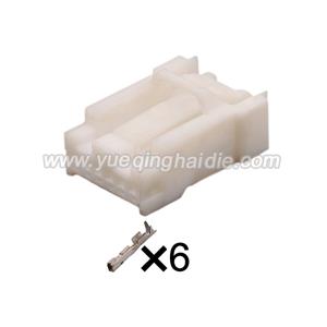 6pin Auto Wiring Cable Connector Include Terminals Pins HD061-0.6-21 7283-8117