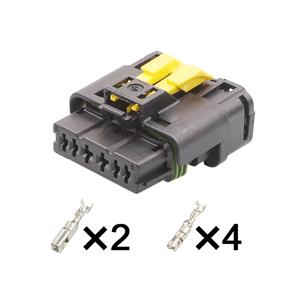 6pin Auto Wiring Cable Connector HD069Y-1.5-2.8-21 15458163