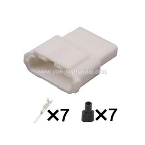 7pin  Auto wiring cable connector include terminals pins 7228-6072
