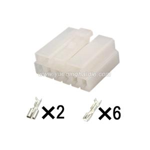 8pin wiring connector    HD081-3-6-21J