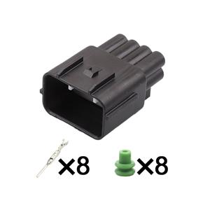8pin  Auto wiring cable connector include terminals pins HD0810-2-11