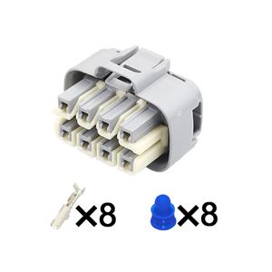 8pin  Auto wiring cable connector include terminals pinsHD089-2.2-21
