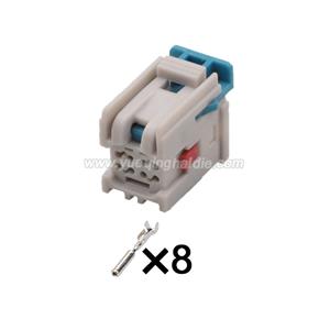 8pin  Auto wiring cable connector include terminals pins 15406142