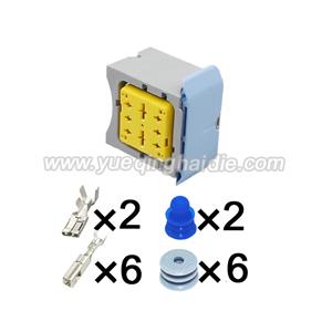 Auto wiring cable connector include terminals pins 240PC089S8015/7287-8380-40/p00108621/13949302/E01478200/1310-4313