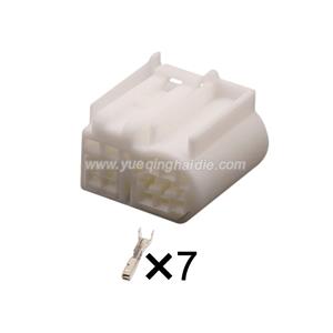7pin  Auto wiring cable connector include terminals pins 4F0730-0040