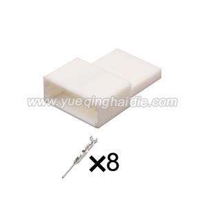 8 pin male electrical automotive wire harness connector HD088S-0.6-11