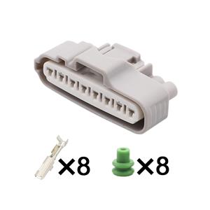 8pin  Auto wiring cable connector include terminals pins 90980-11593