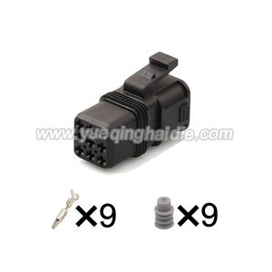 9 Pin wiring connector with terminal HD098A-1.5-21